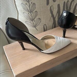 Michael Kors Black and White Heels